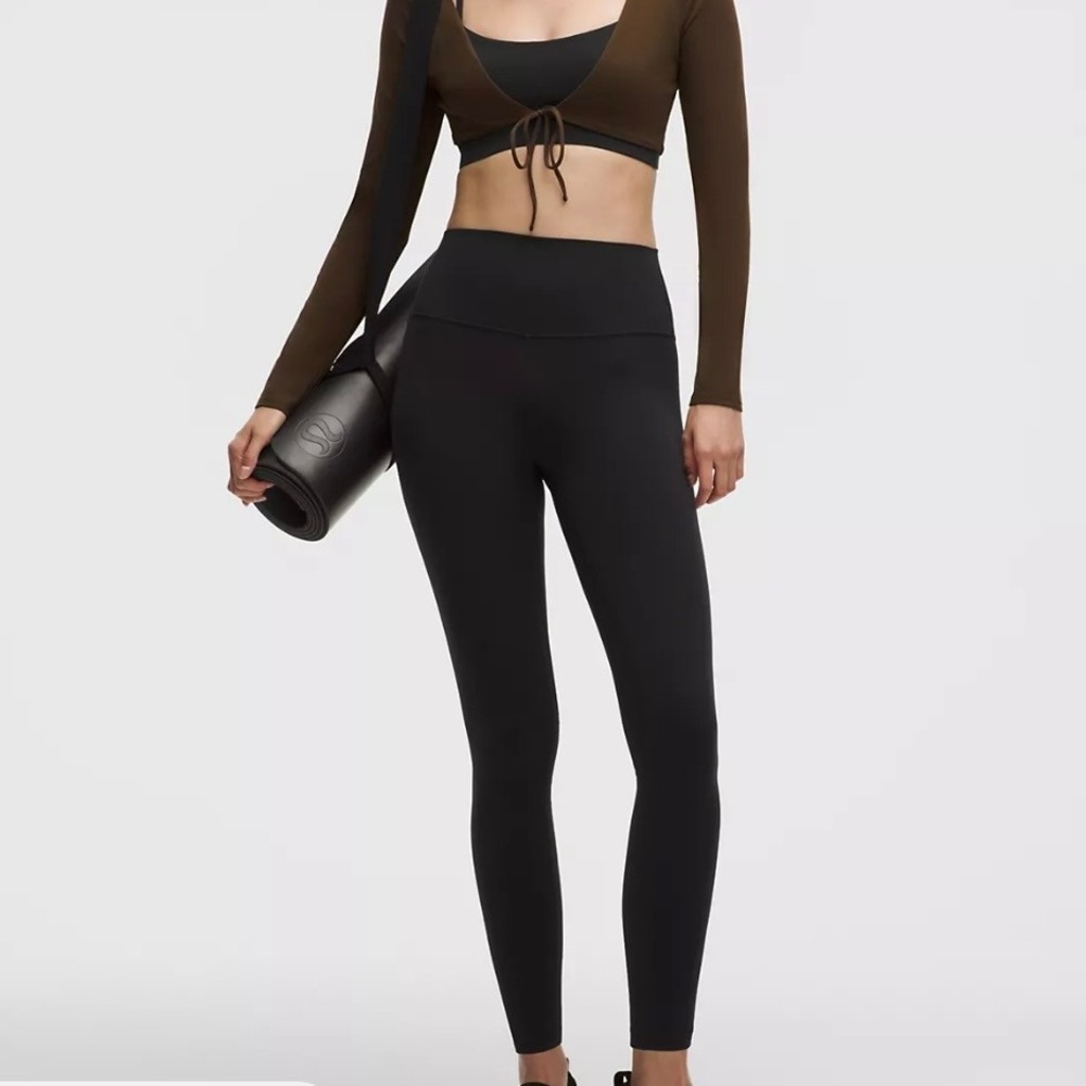 Lululemon Align High-Rise Pant 4 Black Yoga Leggings LW5CT3S Activewear